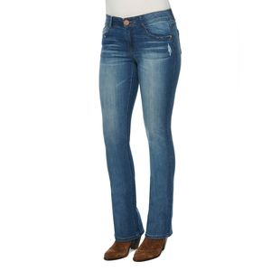 Democracy Absolution Itty Bitty Boot Artisanal Distressed Denim Jeans